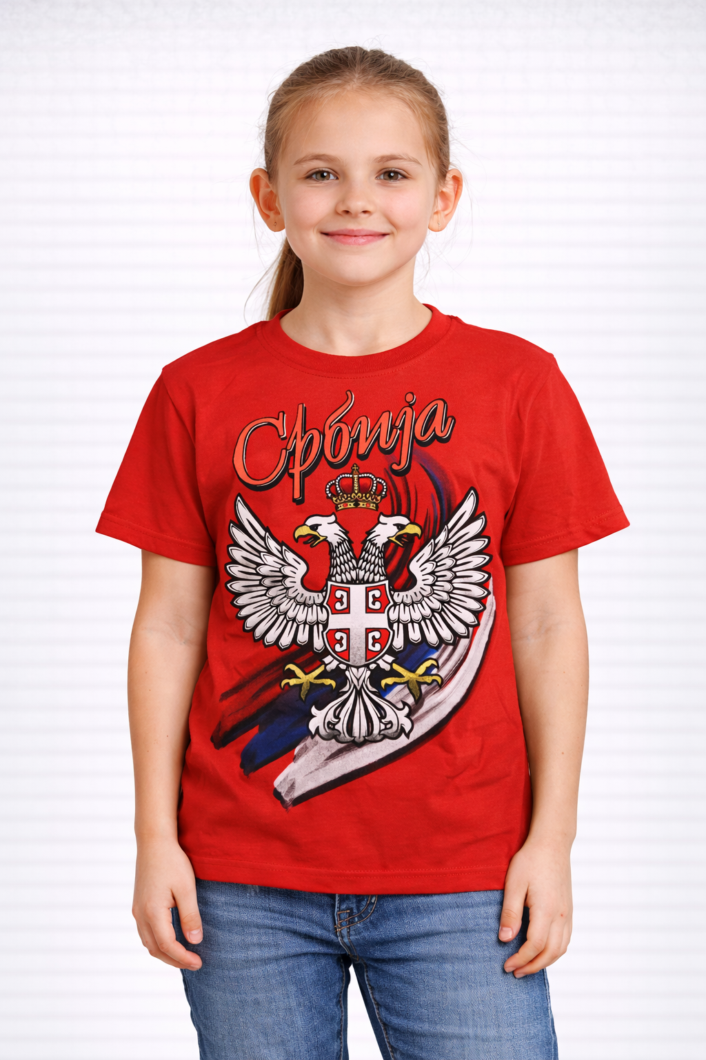 Majica Srbija crvena
