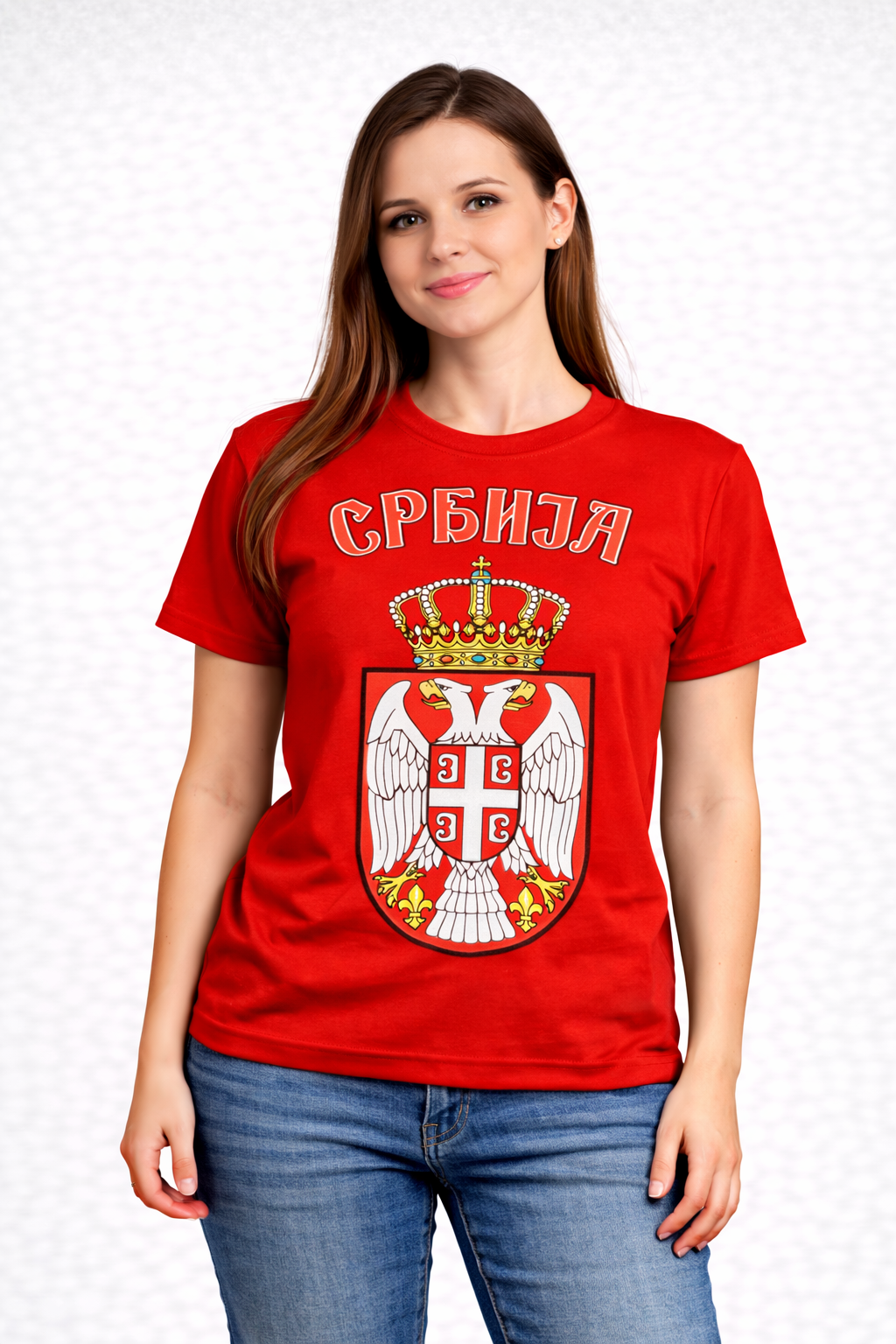 Majica Srbija crvena
